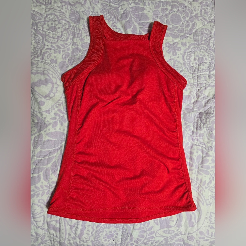 Women's Red Sleeveless Top